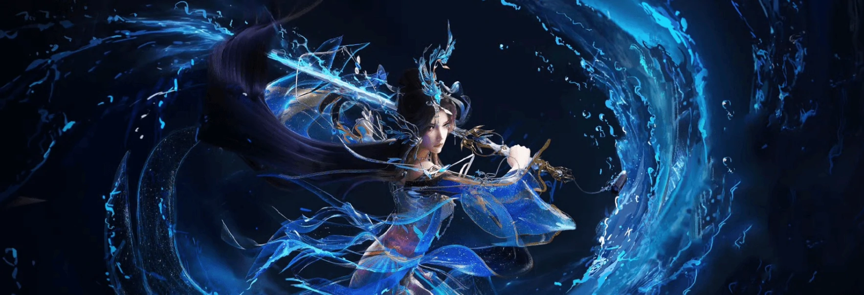 ตัวละครซีเหอในอนิเมะ Eclipse of Illusion ตวัดดาบปราบศัตรู